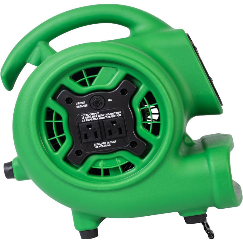 BowLift | Floor Blower 1/4 HP 925 CFM Air Mover with 4 Blowing Angles for Janitorial Home Commercial Industrail Use