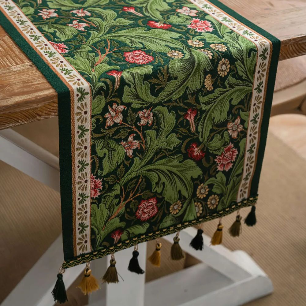BowLift | Flora Vine Embroidered Table Runner