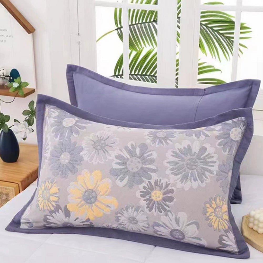 BowLift | Floral Print Cotton Pillowcase | 2pcs