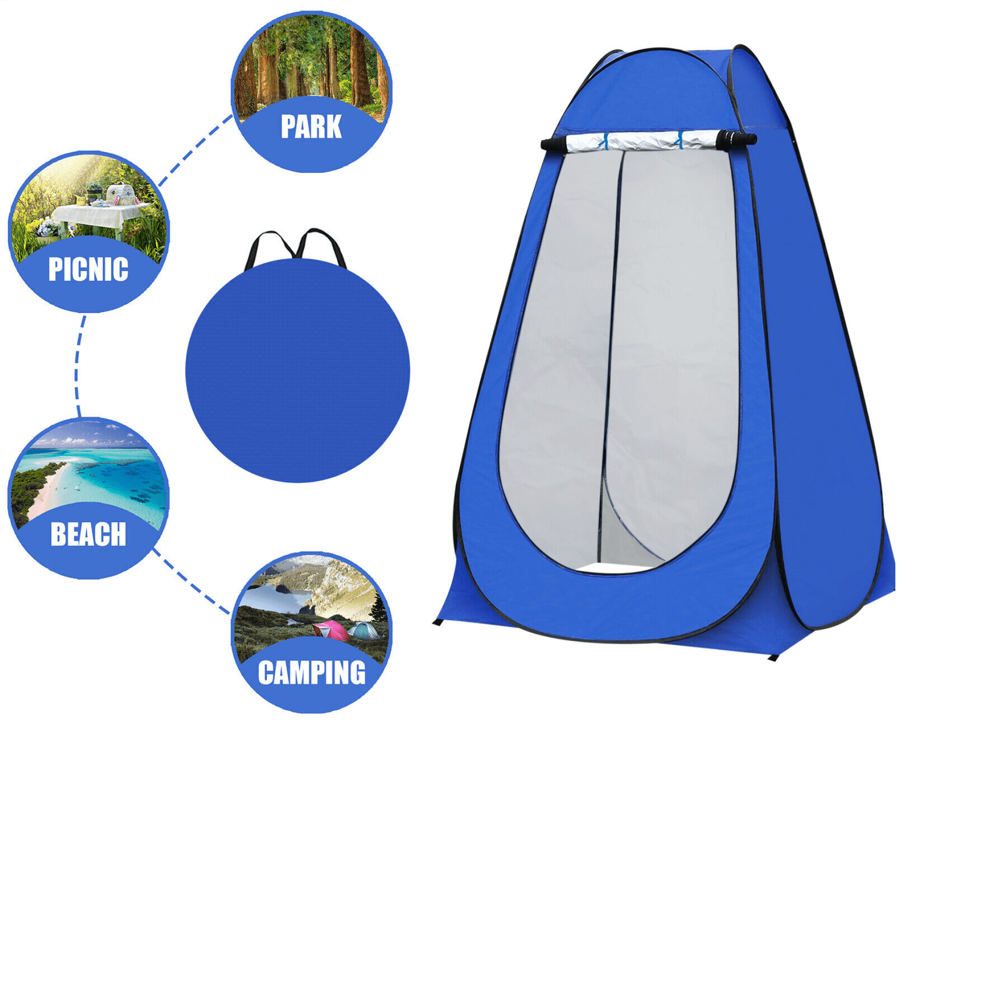 BowLift | Pop Up Portable Bathroom Toilet Tent Potty Restroom