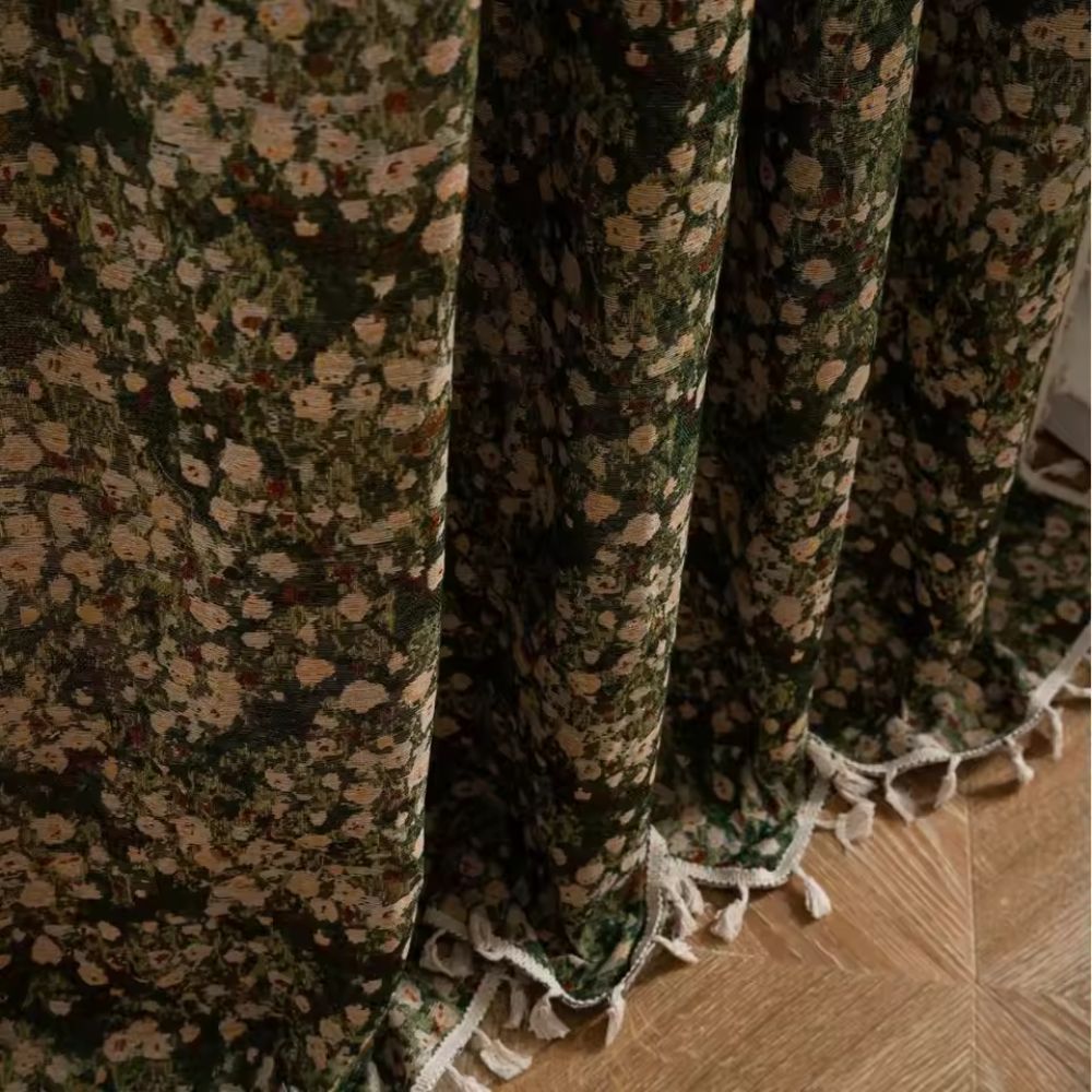 BowLift | French Vintage Floral Tapestry Curtain