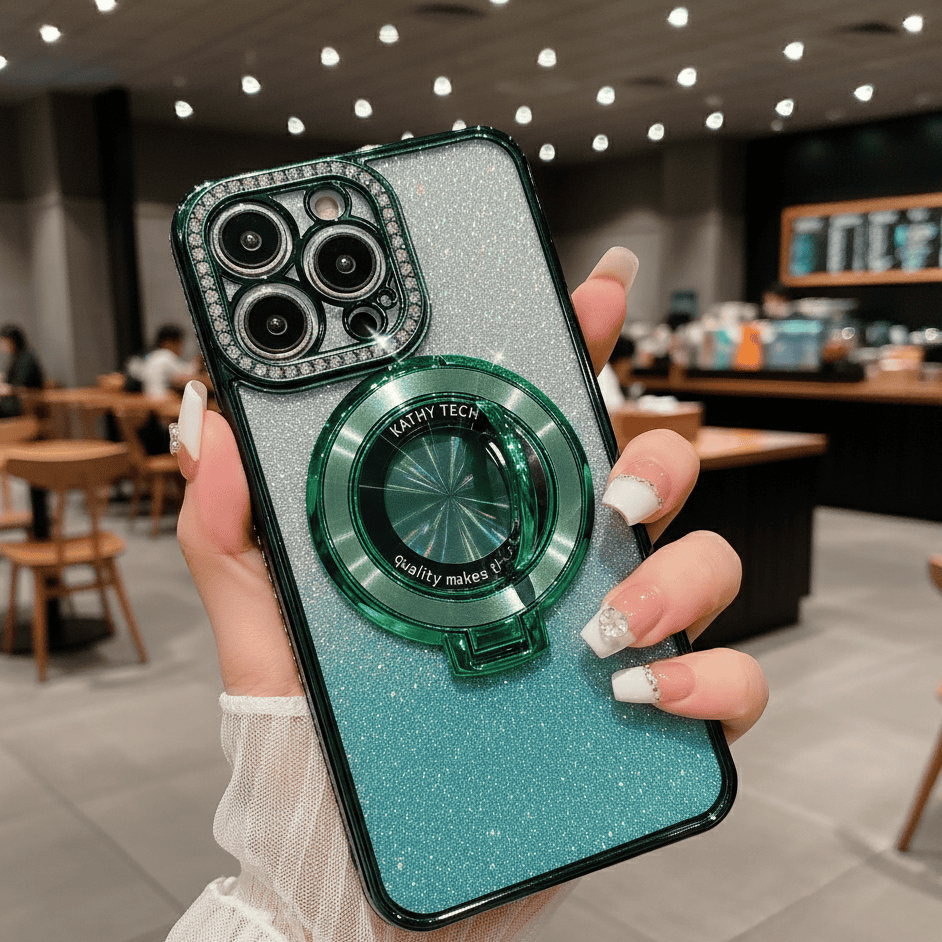 BowLift | Glittering MagSafe Ring Grip for iPhone