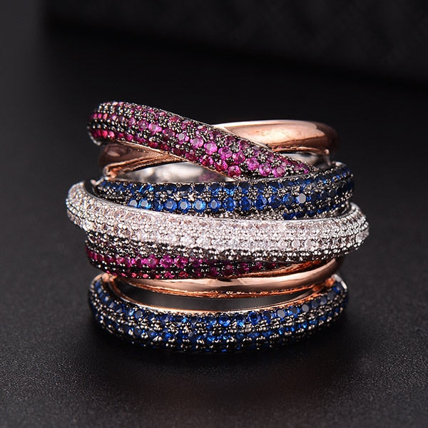 BowLift | Monaco Design Luxury Statement Stackable Ring For Women