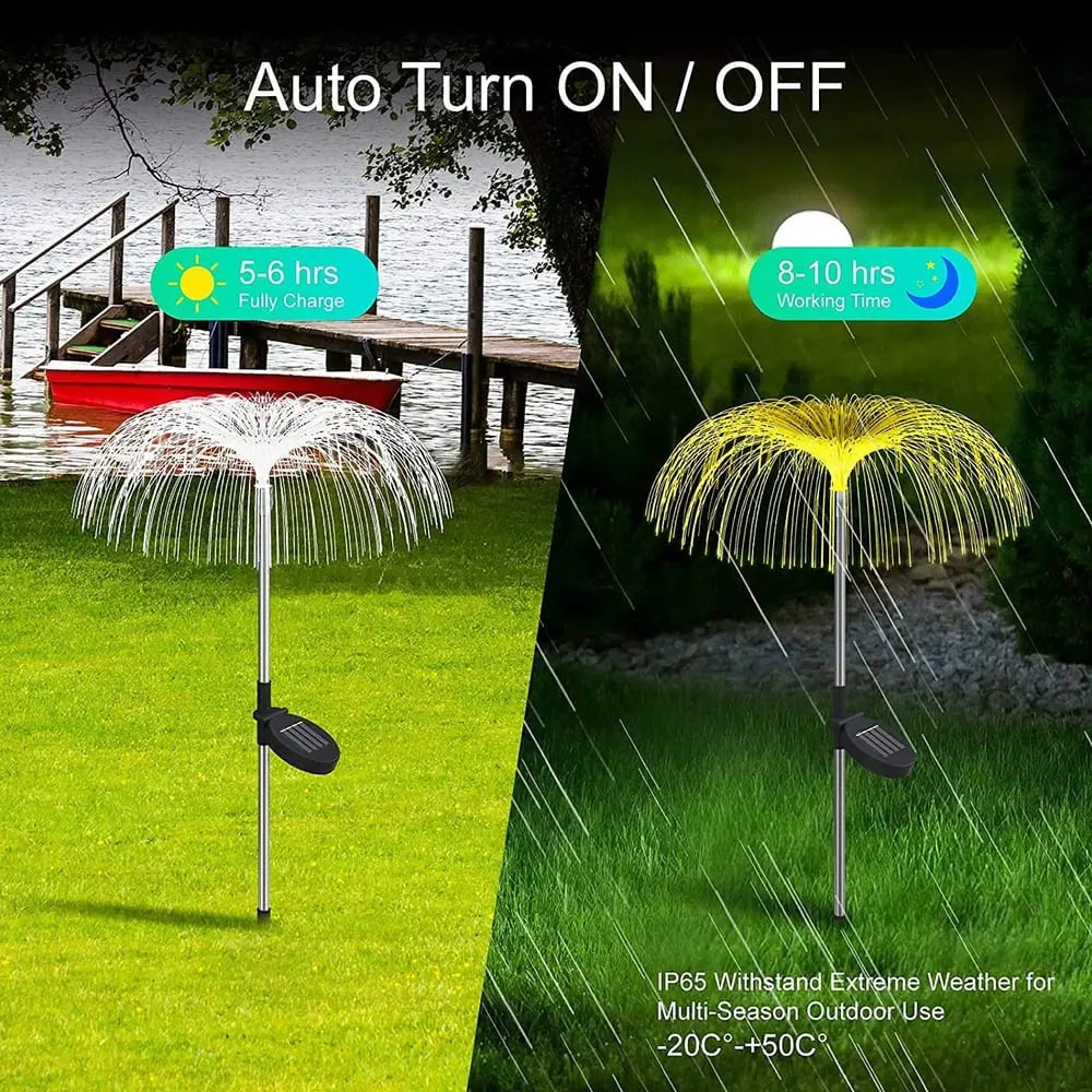 BowLift | Garden Solar Fireworks Lamp – Glows like a floating jellyfish