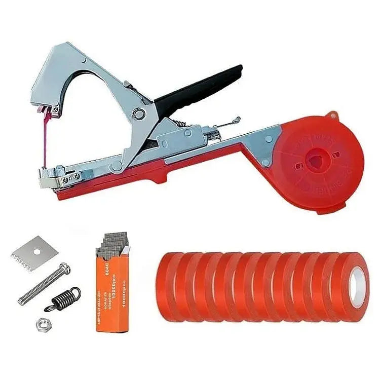 BowLift | Garden Plant Tying Tool Set | 10 Rolls of Tape and 10,000 Staples