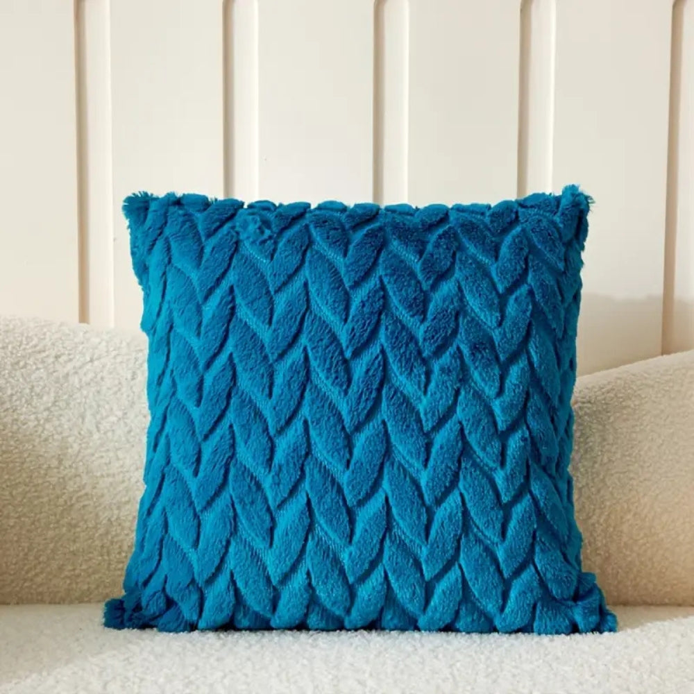 BowLift | Geo Leaves Embroidered Cushion Cover