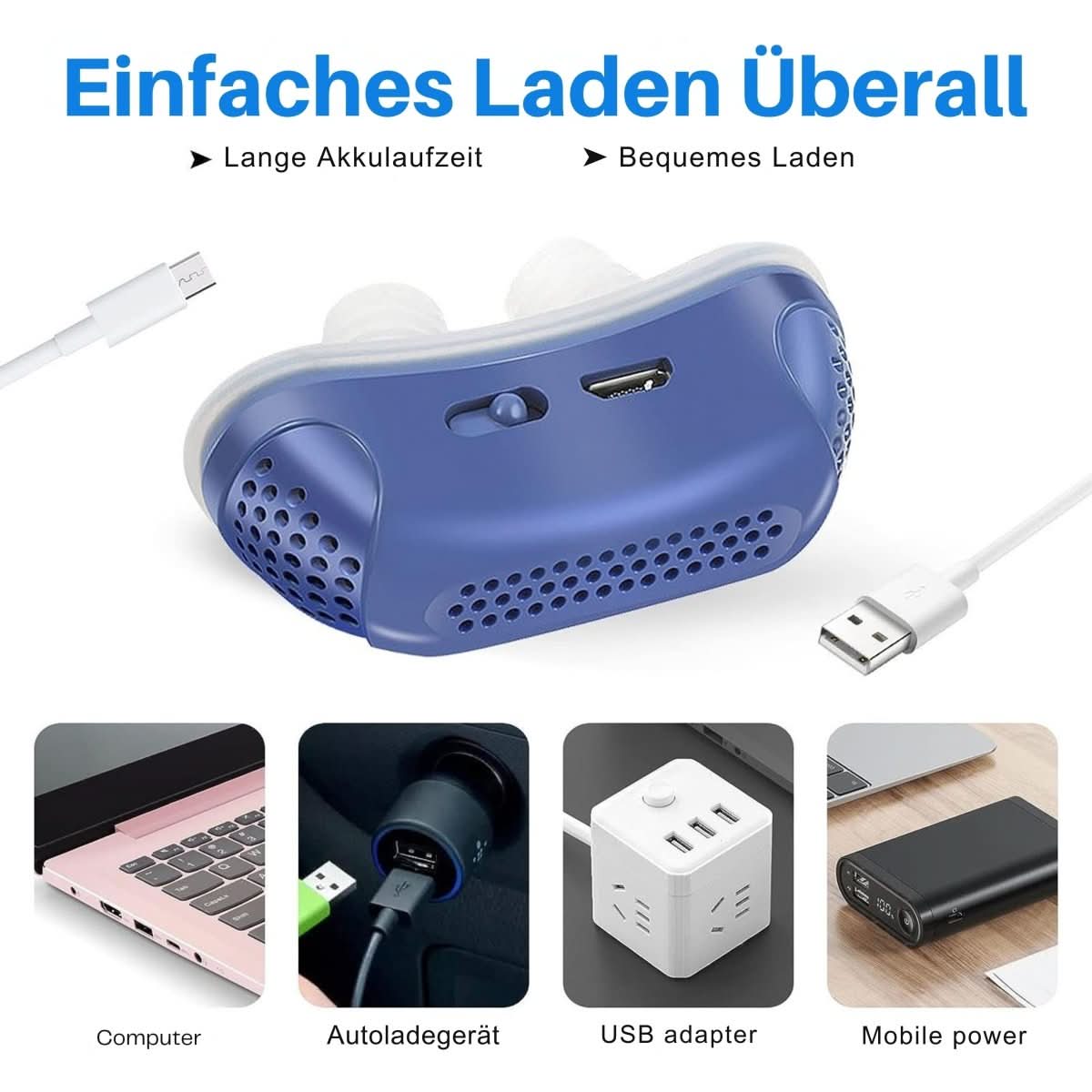 BowLift | Compact CPAP device against snoring & sleep apnoea