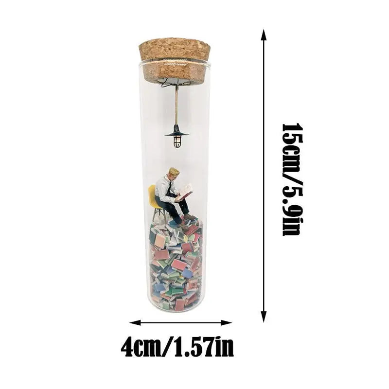 BowLift | Glass-Miniature-Diorama for Book Lovers