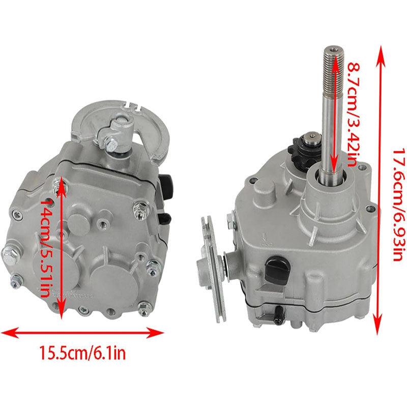 BowLift | Go Kart Forward Reverse Gearbox Kit Replacement for 2HP-13HP Engine 4 Stroke 30 Series Torque Converter 35 Chain Go Karts  Accessories