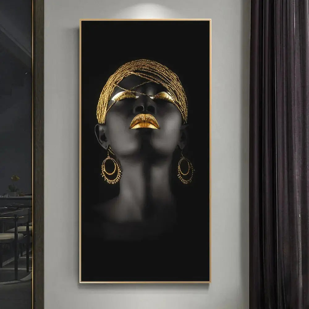 BowLift | Golden Lady canvas art