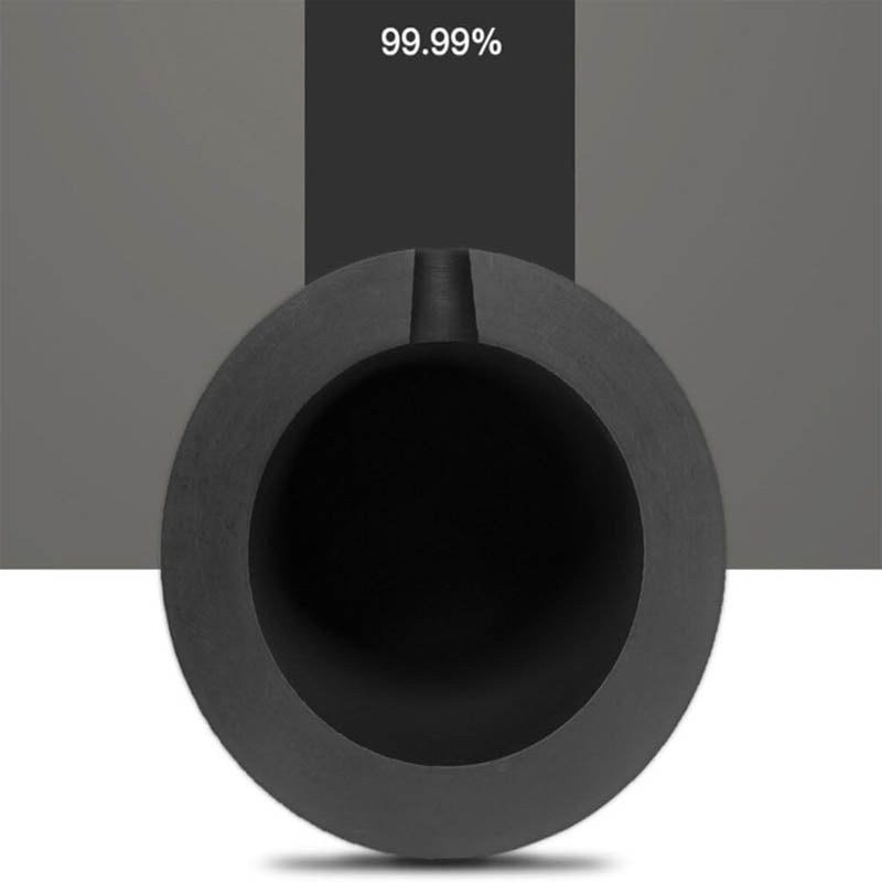 BowLift | 1 pc Graphite Crucible 3 kg Graphite Furnace or Melting Metal Gold Silver Copper Aluminum