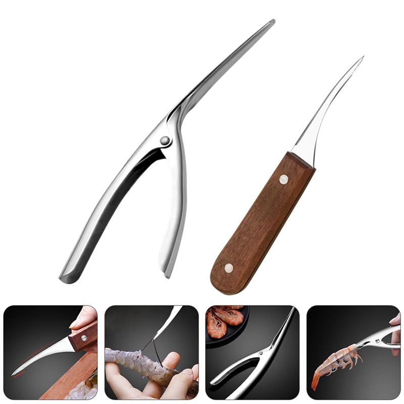 BowLift | 2Pcs Stainless Steel Shrimp Peeler Set