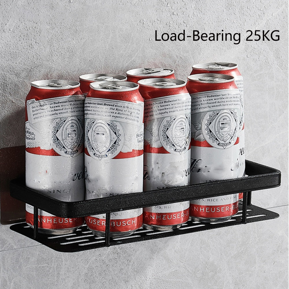 BowLift | Bathroom shelves corner shelf without drilling shower shelf holder