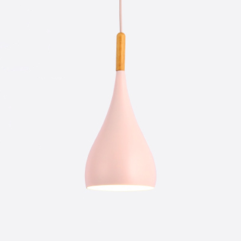 BowLift | Talon - Modern Drop-Shaped Wooden Pendant Light Scandinavian Ceiling Light
