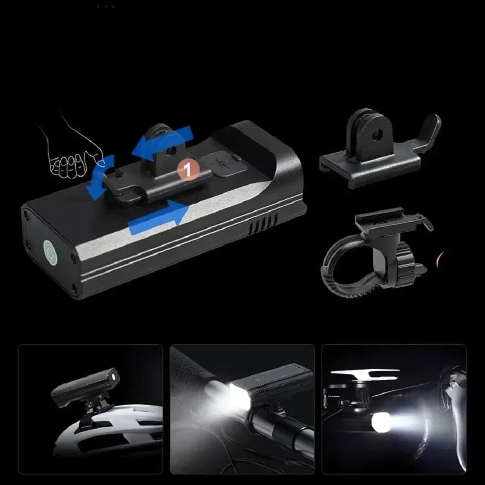 BowLift | 5000 Lumen USB Rechargeable Bike Light with Mounts