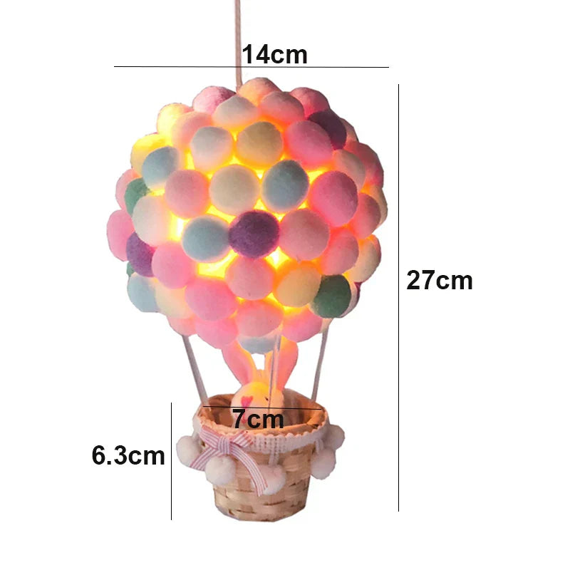 BowLift | DIY Hot Air Balloon-Shape Flying Animals Night Lamp