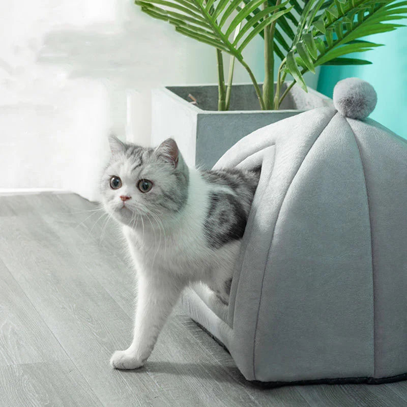 Purrfect •  Hut Cat Bed