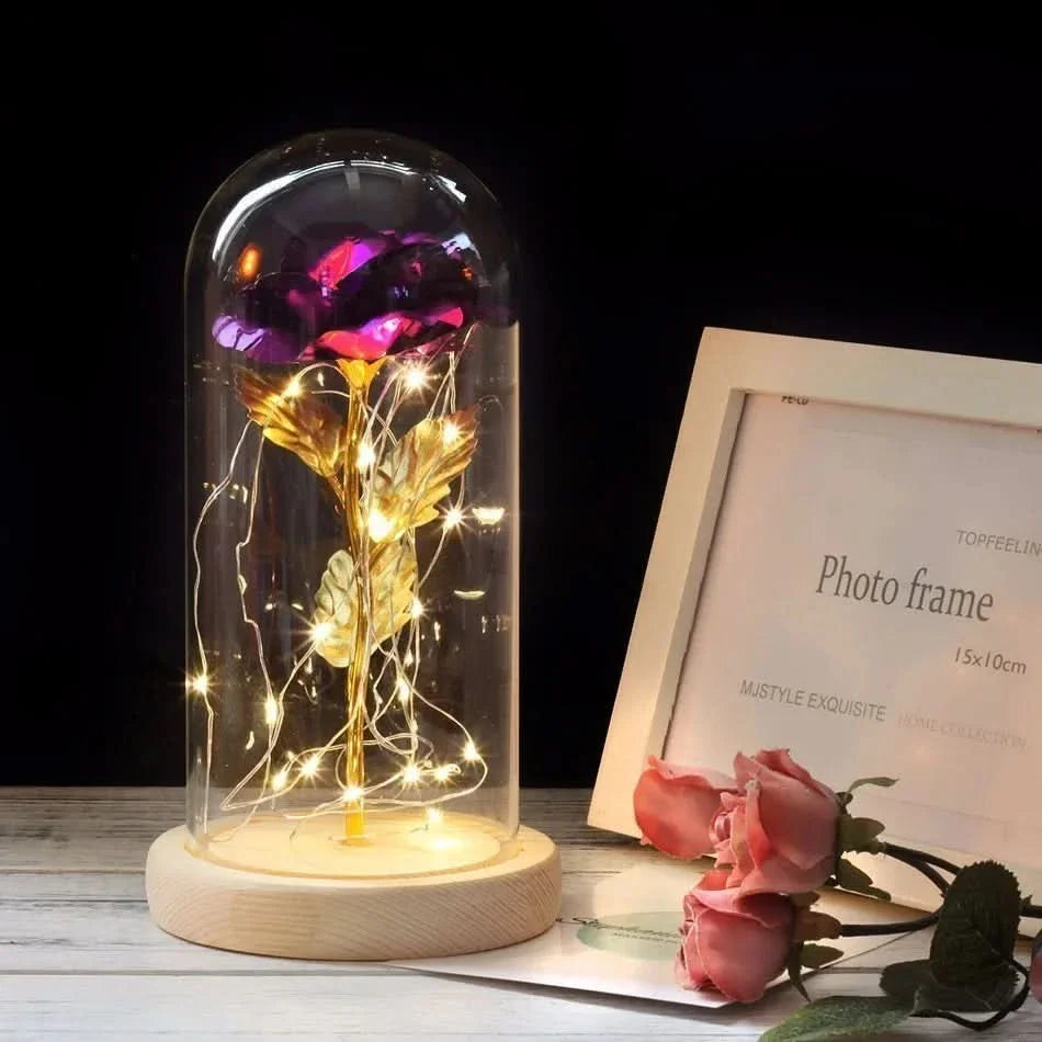 BowLift | Eternal Rose in Glass Dome with LED Lights