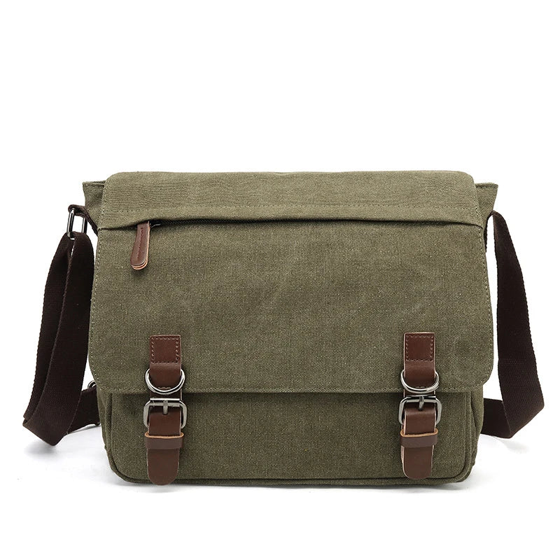 BowLift | Carlos – Rugged Men’s Shoulder Bag for Everyday Use | Durable Canvas Crossbody Bag
