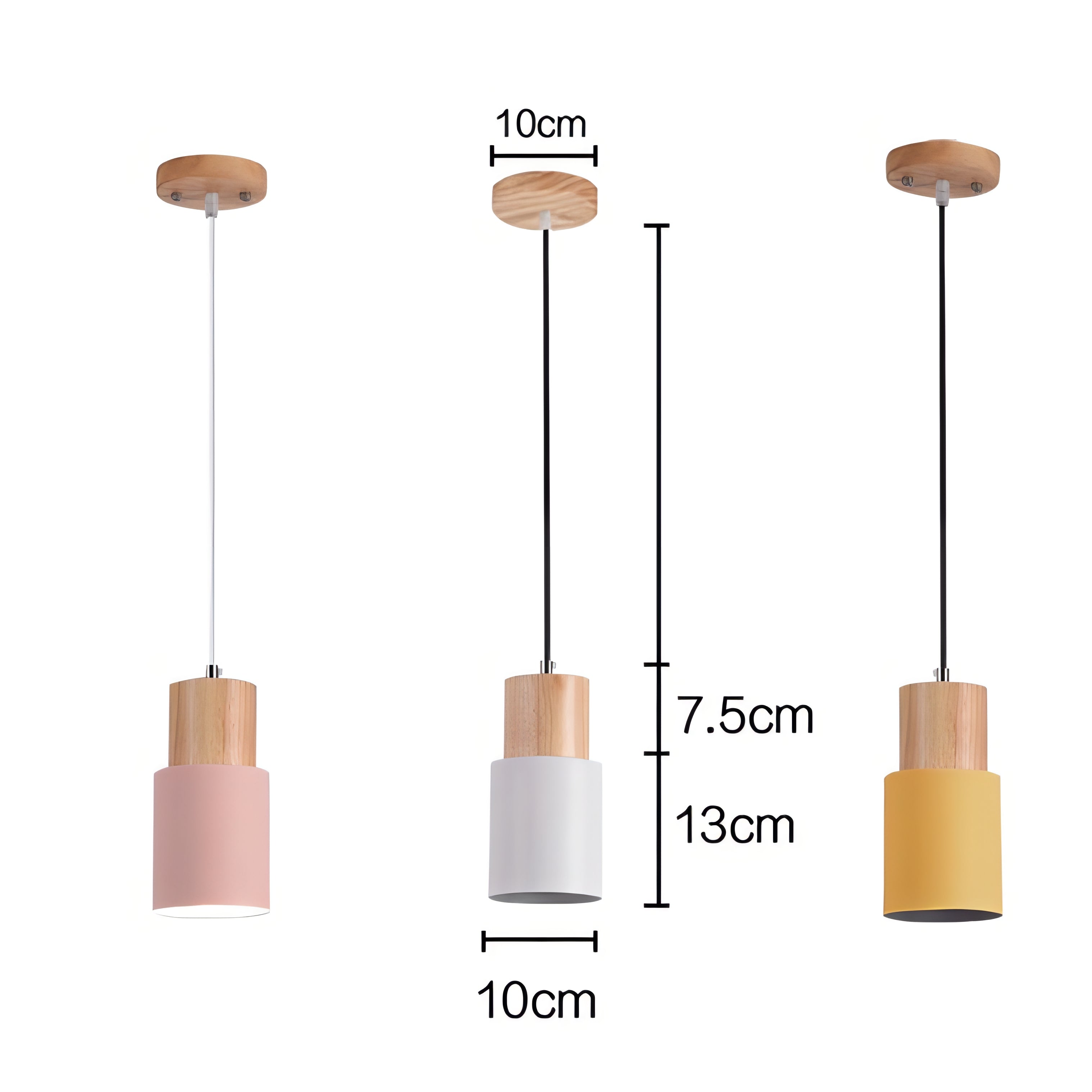 BowLift | Jaziel - Round Wood Nordic Hanging Pendant Lamp