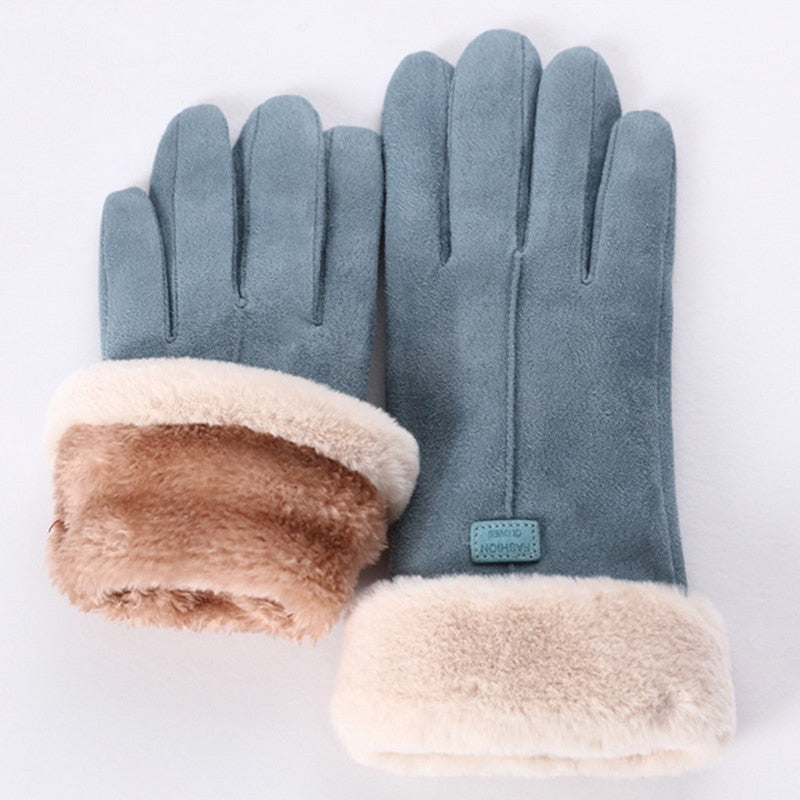 BowLift | Furry Gloves – Warm Waterproof Touchscreen Winter Gloves