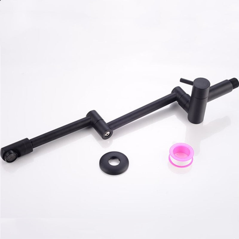 BowLift | Wall-Mounted Folding Chrome Pot Filler Faucet