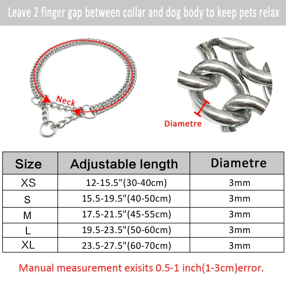 BowLift | Stainless Steel Dog Training Necklace