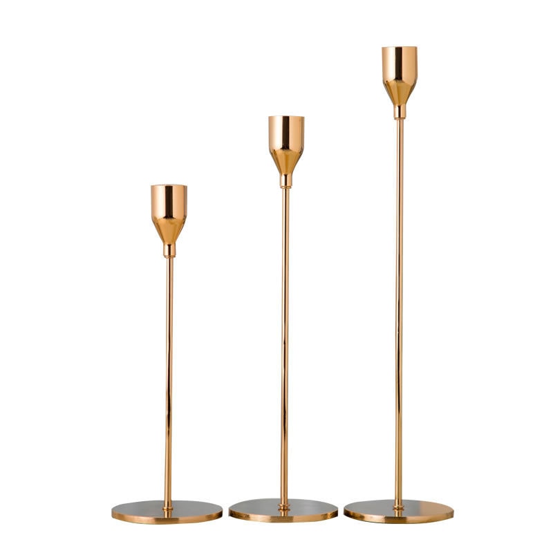 BowLift | 3-piece set metal candle holder