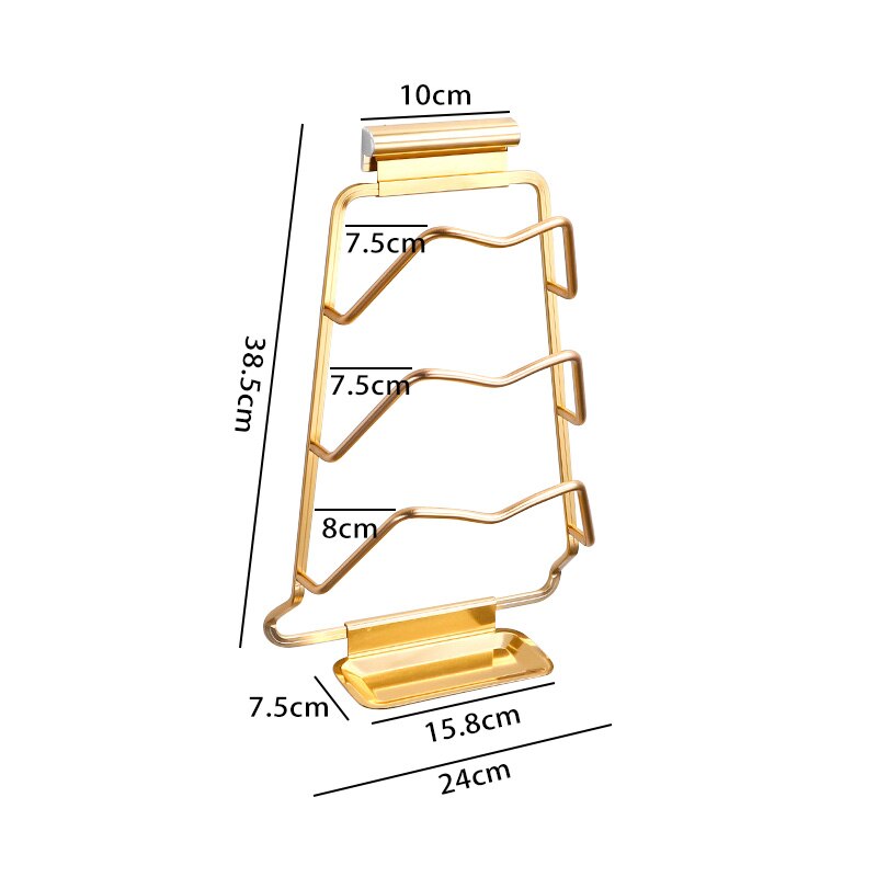 BowLift | Wall-Mounted Extreme Pot Lid Holder Rack
