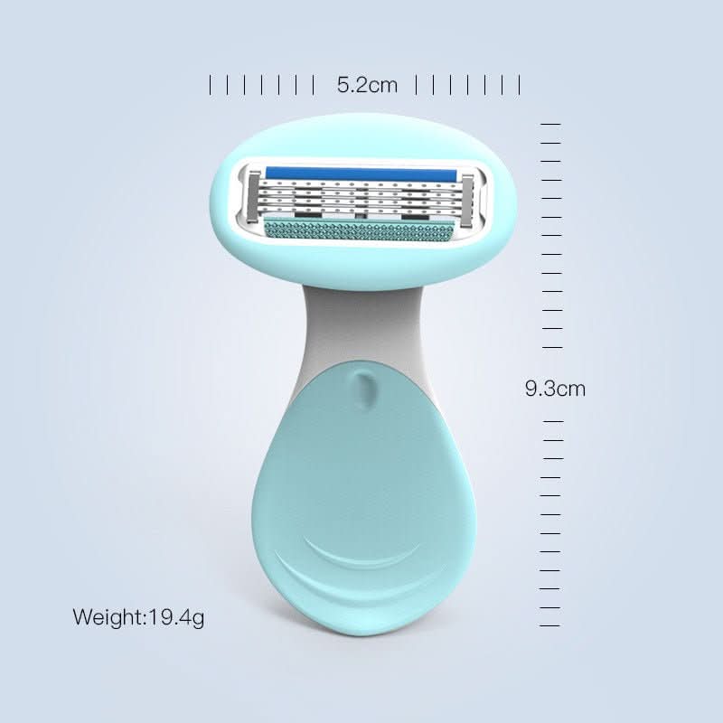 BowLift | 4-blade compact razor with storage box | Smooth skin on the go & at home