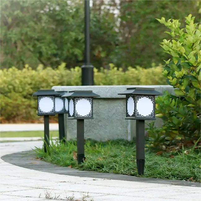 BowLift | Solar LED Garden Lamp – Large Square Lamp with Warm Light and Dual Use