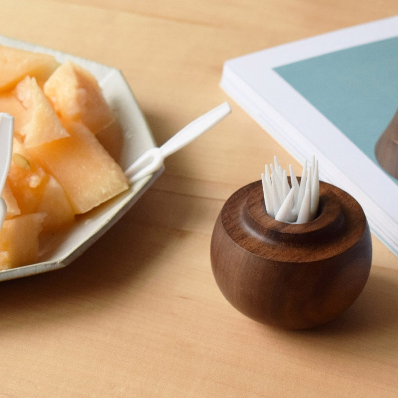 BowLift | Wooden Pear Toothpick Holder