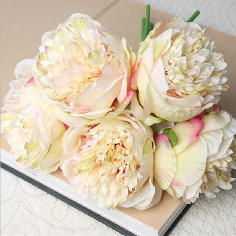 BowLift | Large Peony Silk Flower Bouquet Set