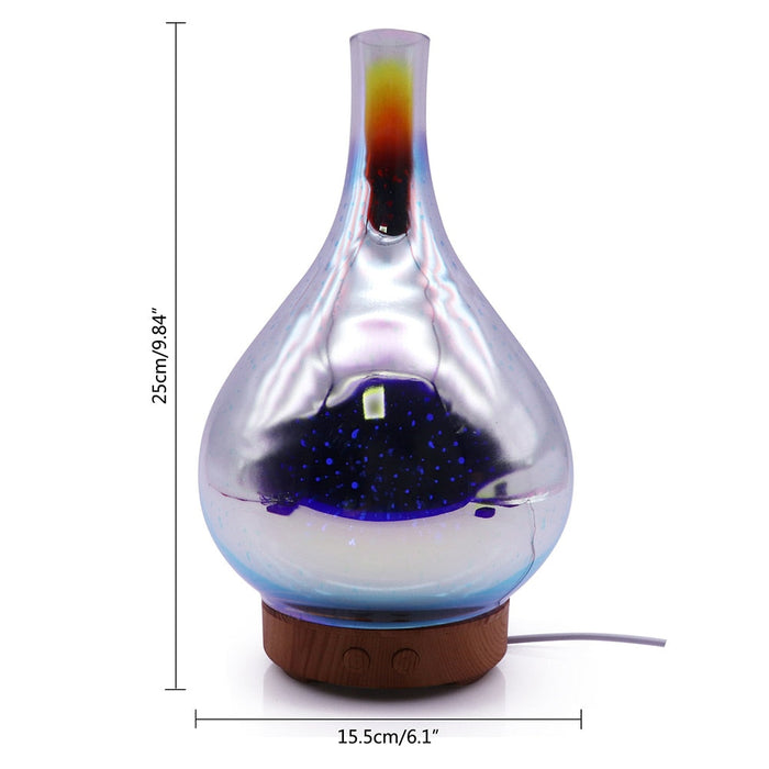 BowLift | AromaBurst 3D Glass Essential Oil Diffuser with LED Lights