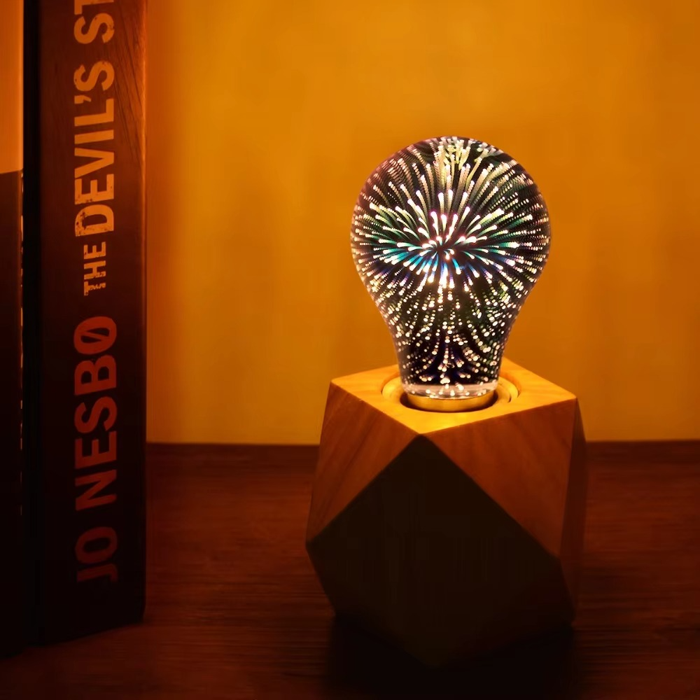 BowLift | 3D Starburst LED Bulb – Vintage Edison Firework Light – E27