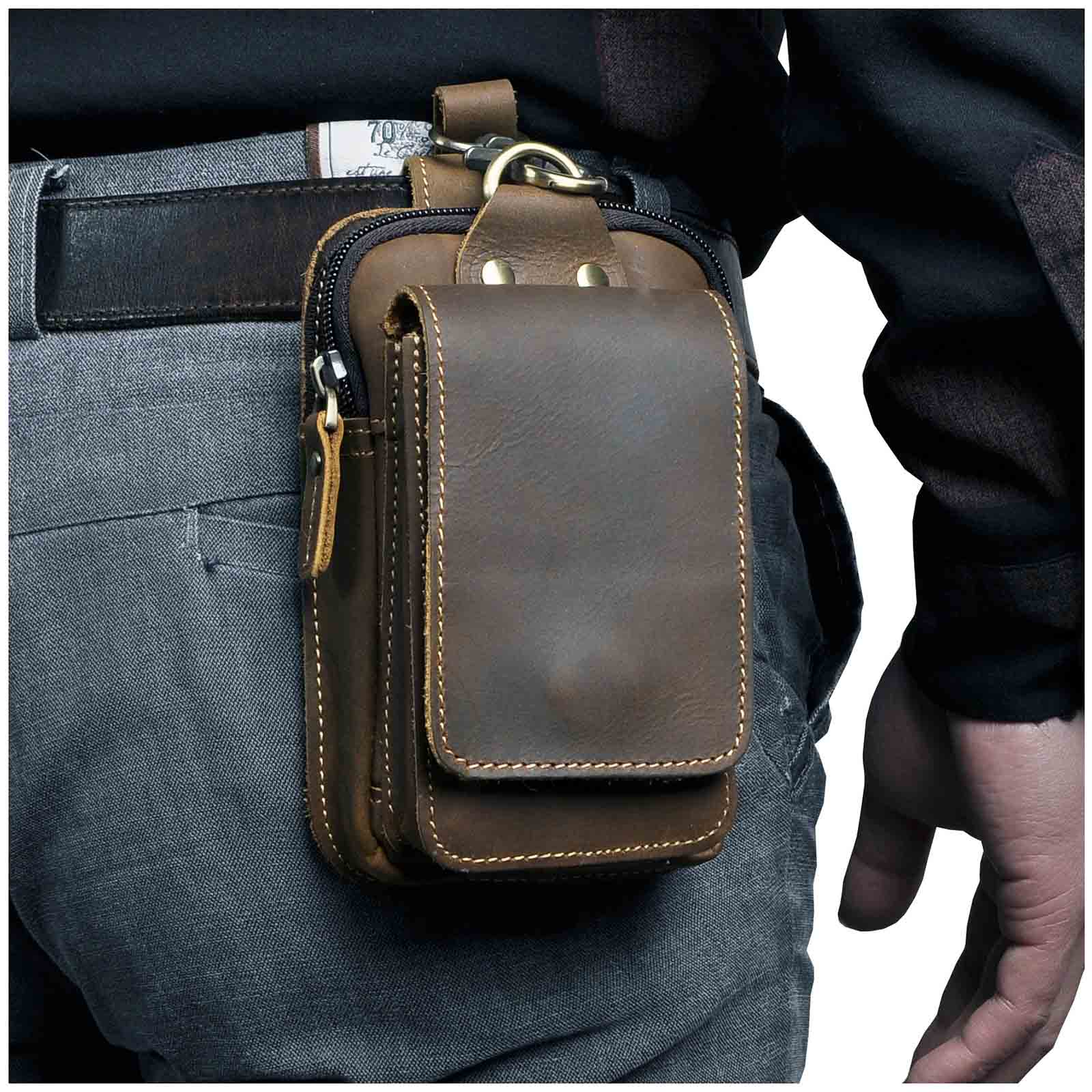 BowLift | Premium Leather Men's Waist Bag
