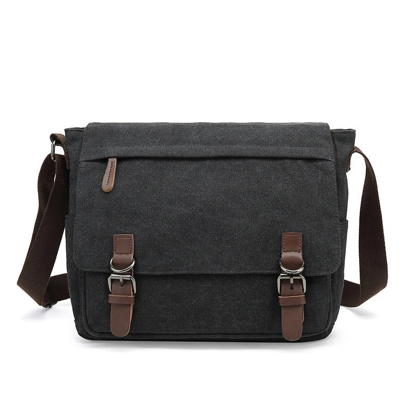 BowLift | Carlos – Rugged Men’s Shoulder Bag for Everyday Use | Durable Canvas Crossbody Bag