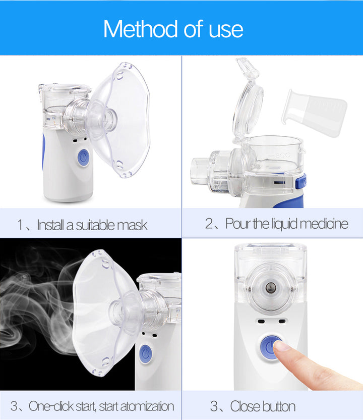 BowLift | BreathSoft Pro – Portable Mesh Nebulizer with Ultrasonic Vibration for Child and Adult