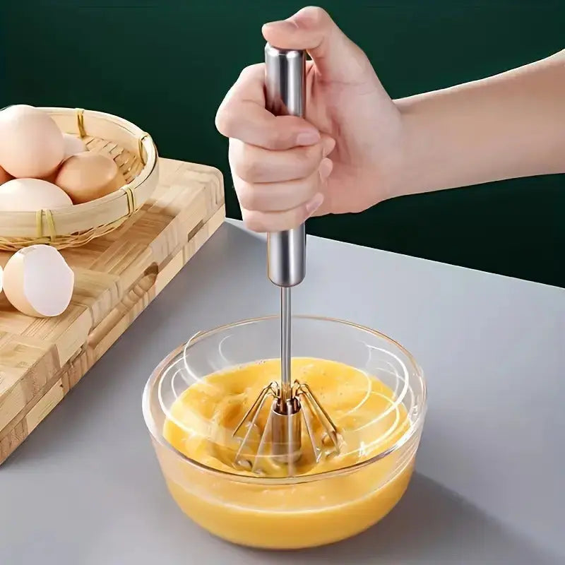 BowLift | Semi-automatic stainless steel whisk – Fast, robust & without electricity