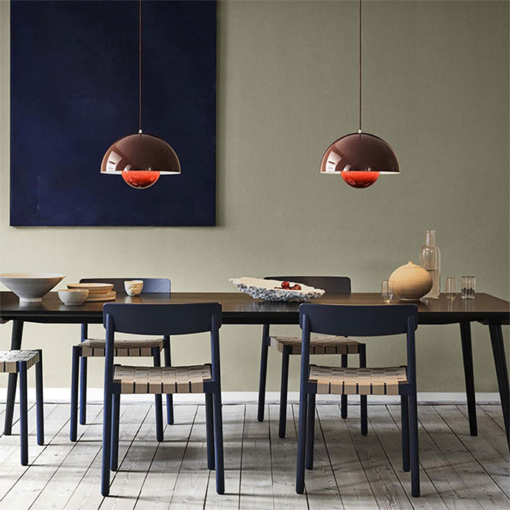 BowLift | Half-Circle Colourful Chandelier – Modern Scandinavian Ceiling Light for Dining, Living & Office