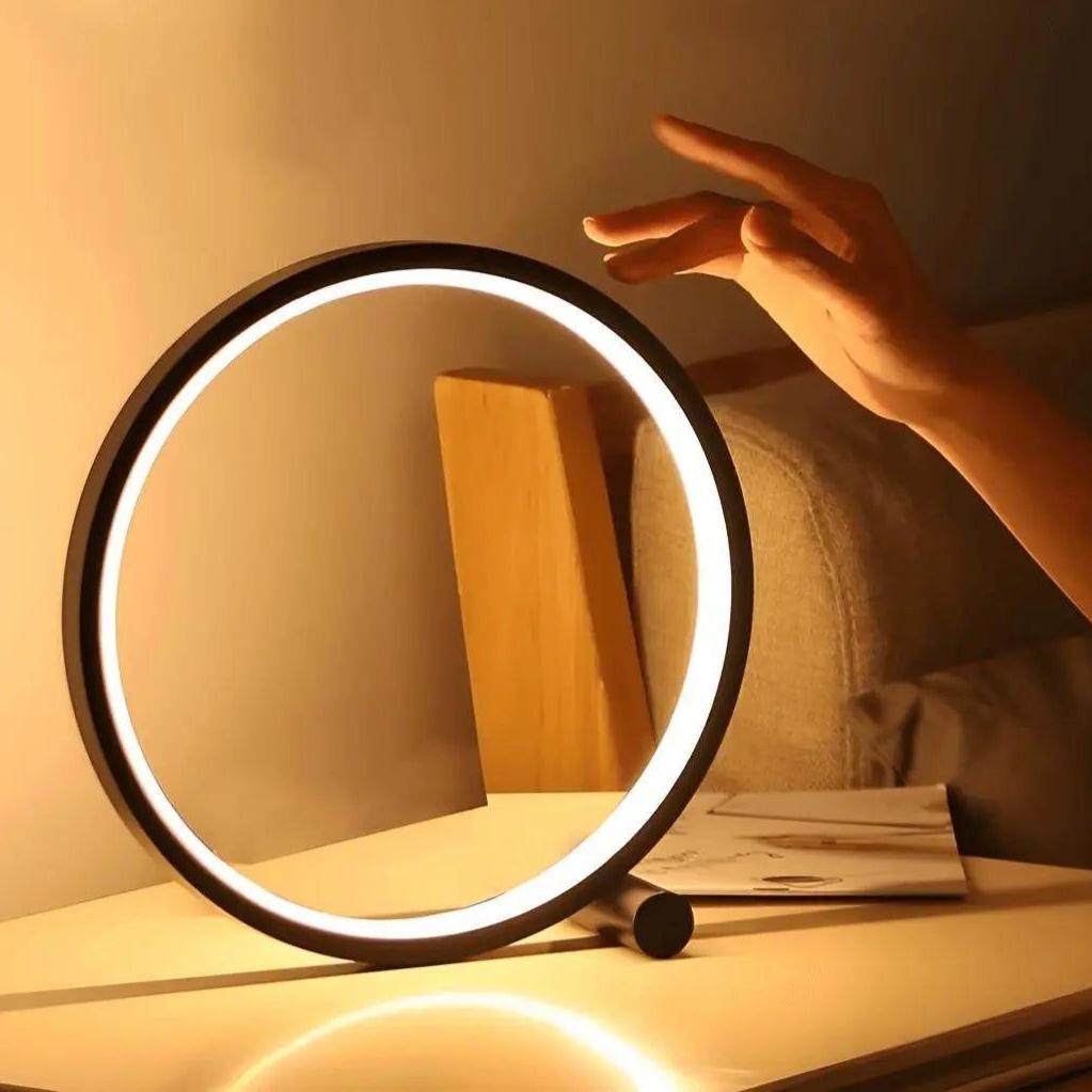 BowLift | Dimmable LED Touch Round Table Lamp for Creative Spaces