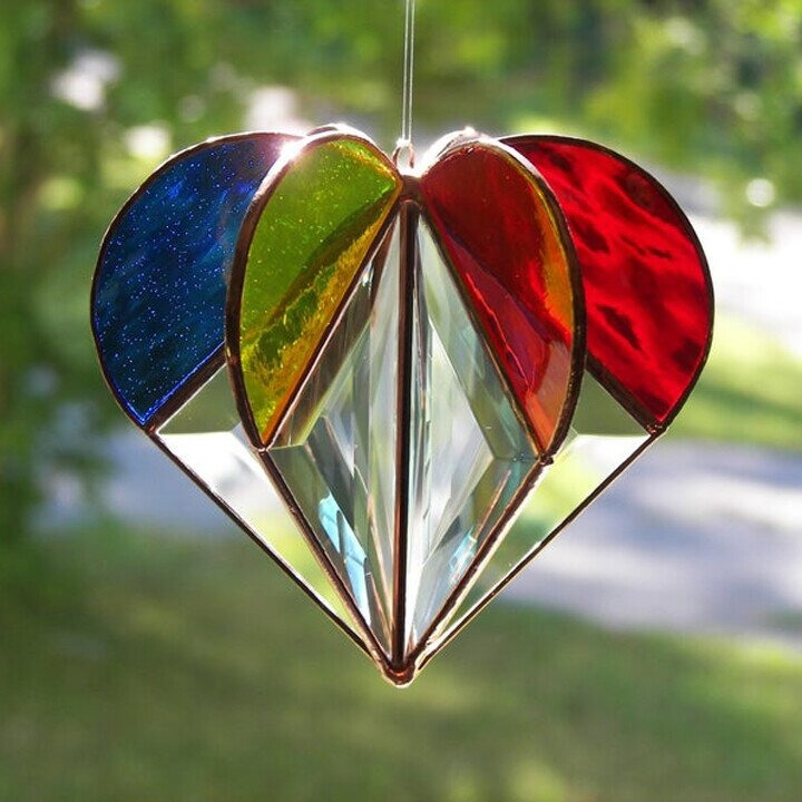 BowLift | Handmade Heart Acrylic Sun Catcher Decoration