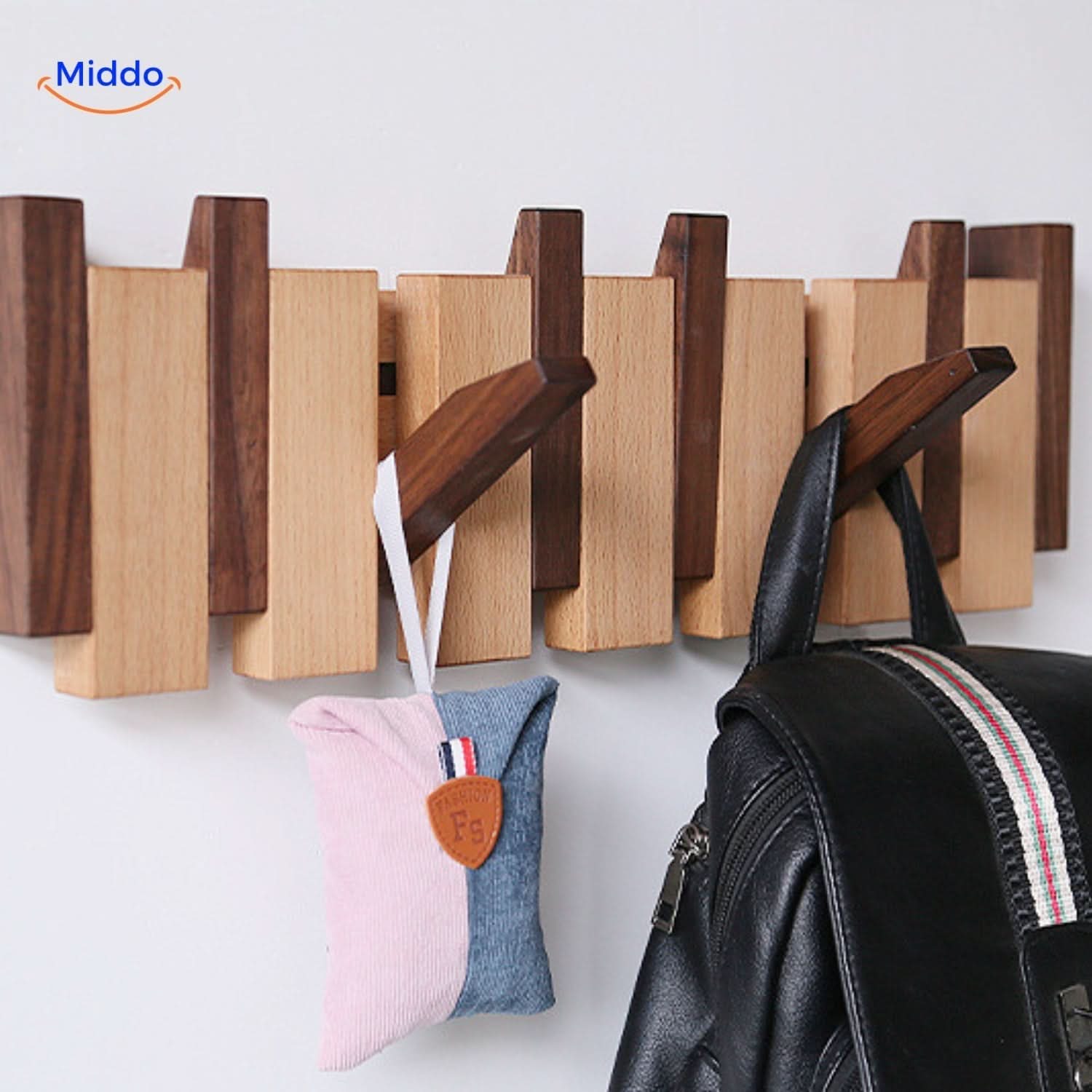 BowLift | Handmade Wooden Piano Wall Coat Rack