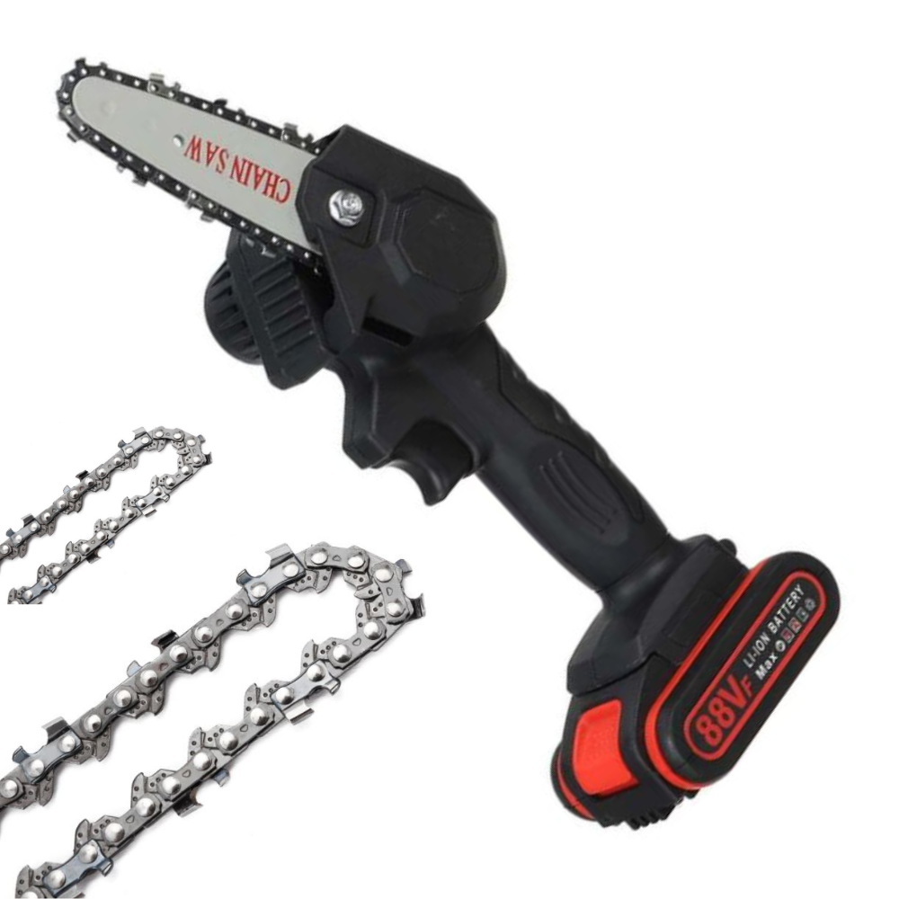 BowLift | Electric Battery Chainsaw with 2 Rechargeable Batteries