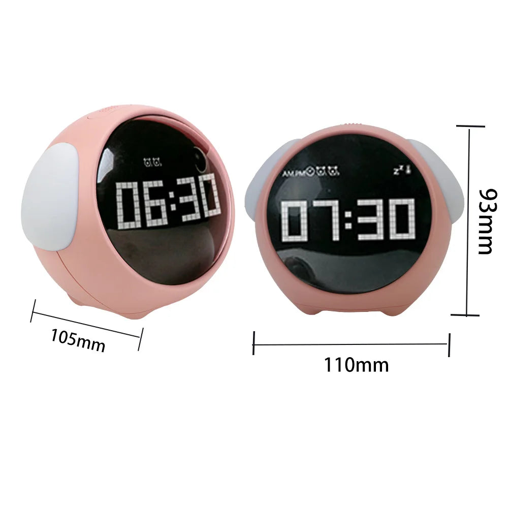 BowLift | Cute Expression Night Light Alarm Clock