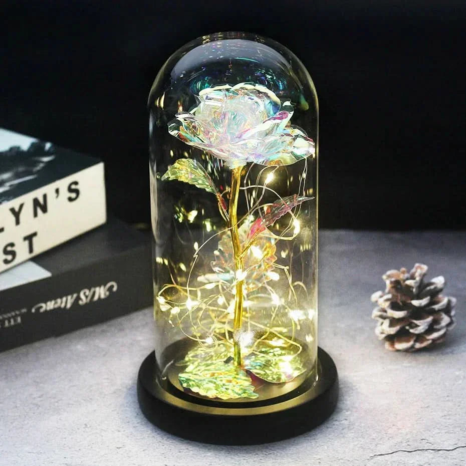 BowLift | Eternal Rose in Glass Dome with LED Lights