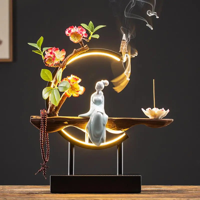 BowLift | Zen Serenity Waterfall Backflow Incense Burner