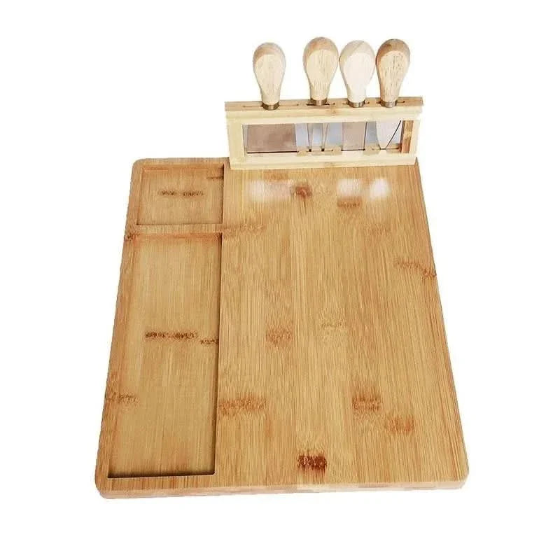 BowLift | CheeseLux – Premium Bamboo Cheese Board Set