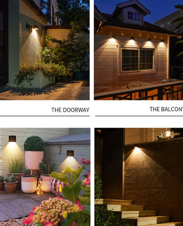 BowLift | GlowBeam – Elegant Outdoor Wall Lamp for Mood Lighting