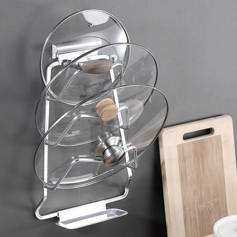 BowLift | Wall-Mounted Extreme Pot Lid Holder Rack